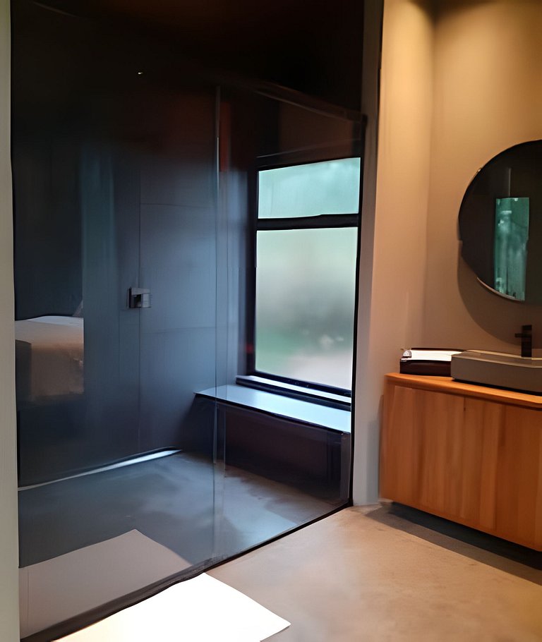 Casa na árvore ofurô + vista nas montanhas | única