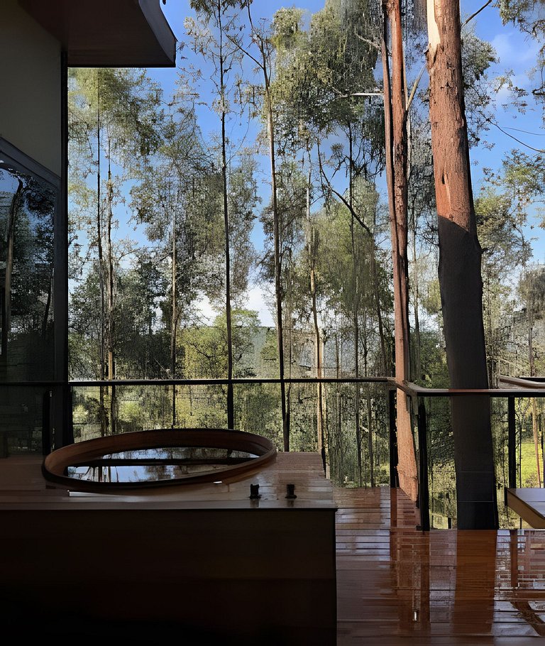 Casa nas alturas na árvore (Casa Árvore)