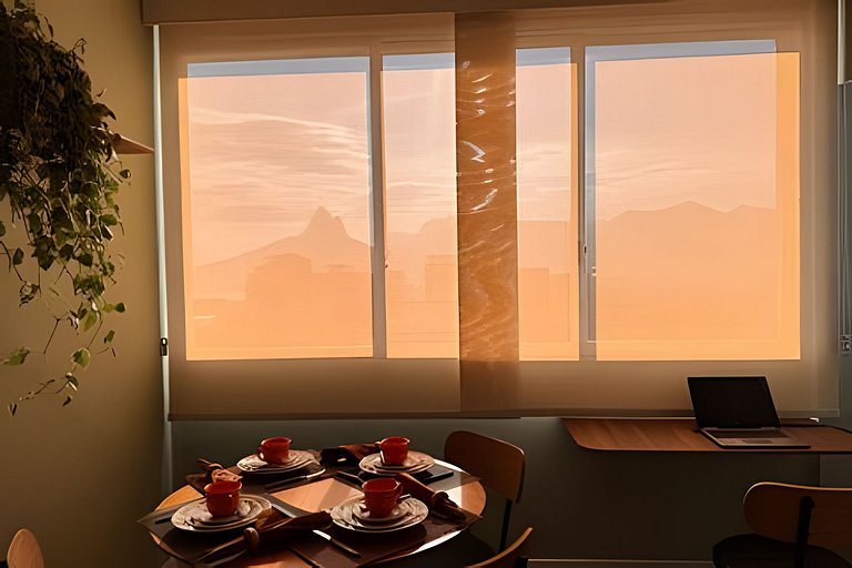 NOVO - Vista panorâmica Mar e Dois irmãos