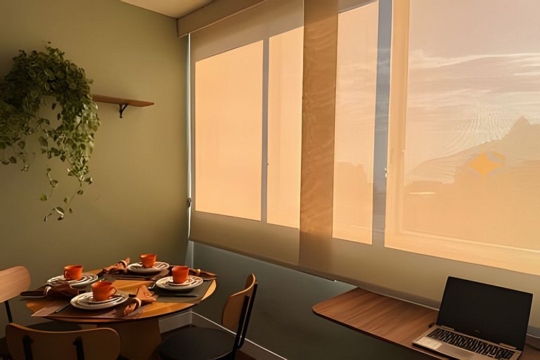 NOVO - Vista panorâmica Mar e Dois irmãos