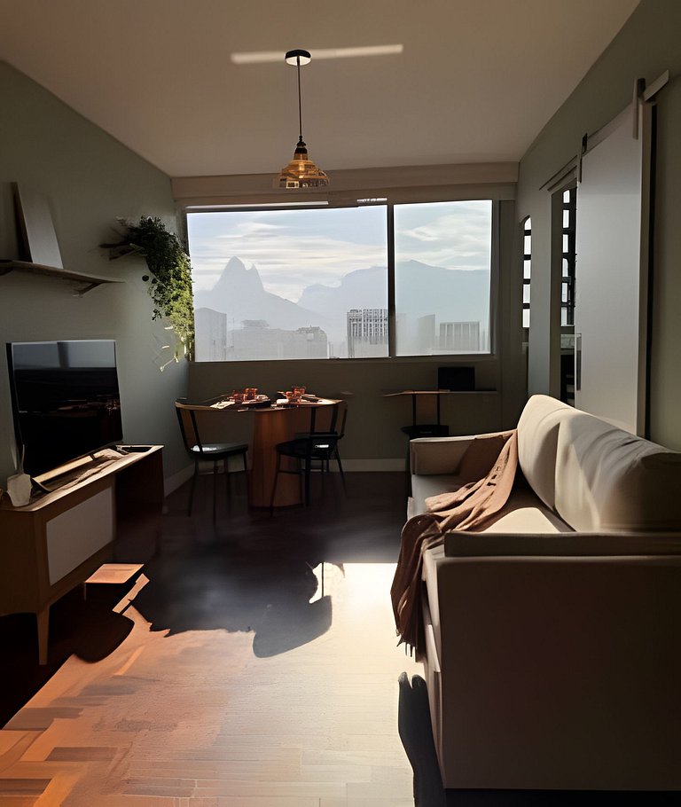 NOVO - Vista panorâmica Mar e Dois irmãos