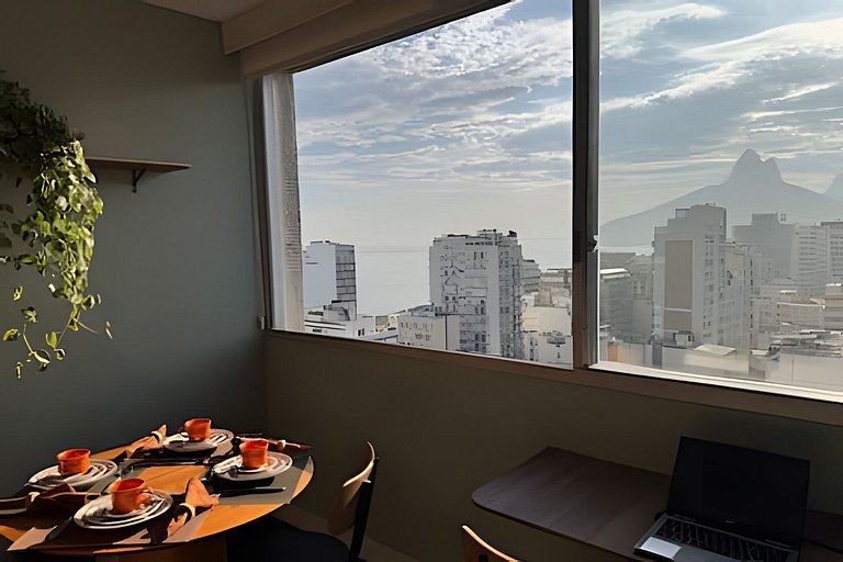 NOVO - Vista panorâmica Mar e Dois irmãos