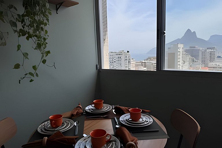 NOVO - Vista panorâmica Mar e Dois irmãos