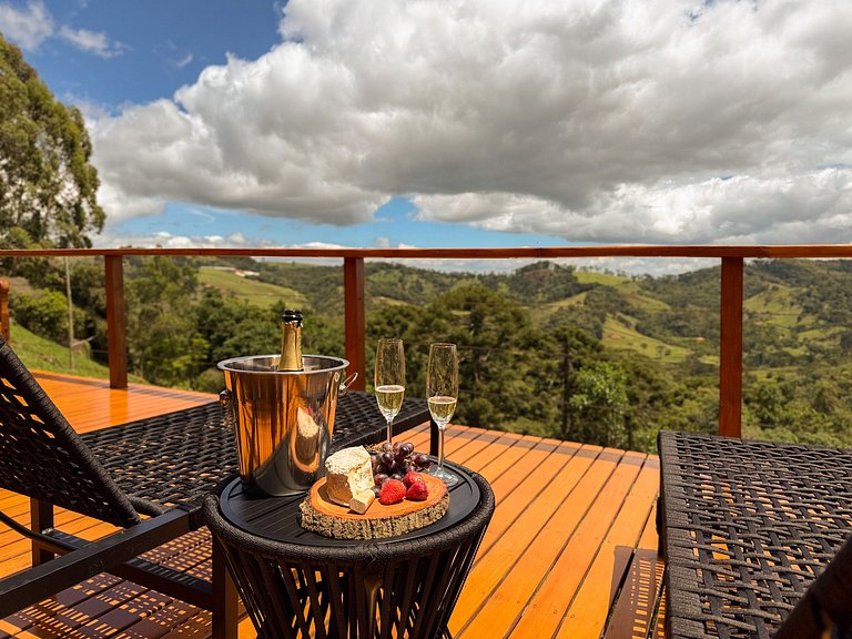 Restart Homes Jacuzzi vista panorâmica montanhas