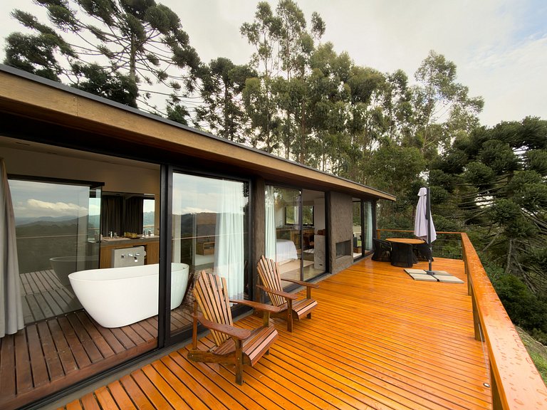 Casa Contemporânea 1.630m Altitude (Casa Vista)