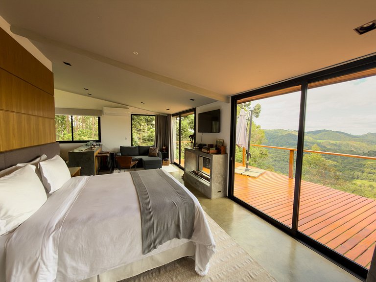 Casa Contemporânea 1.630m Altitude (Casa Vista)