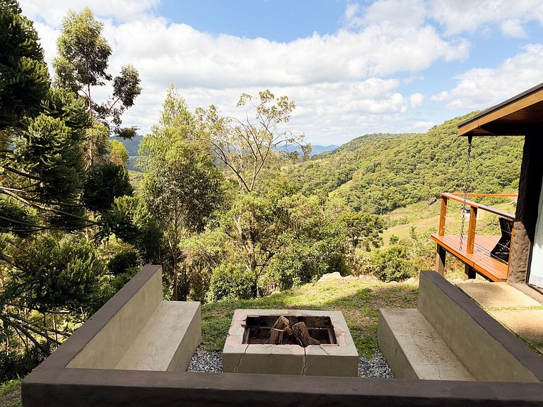 Casa Contemporânea 1.630m Altitude (Casa Vista)