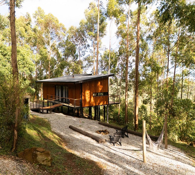 Casa nas alturas na árvore (Casa Árvore)