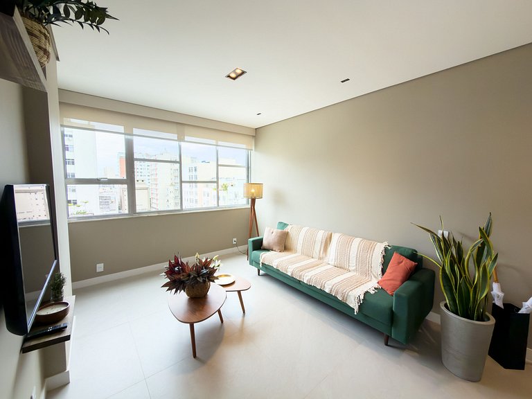 NOVO - Apê quadrilátero 350m praia - 5minutos a pé