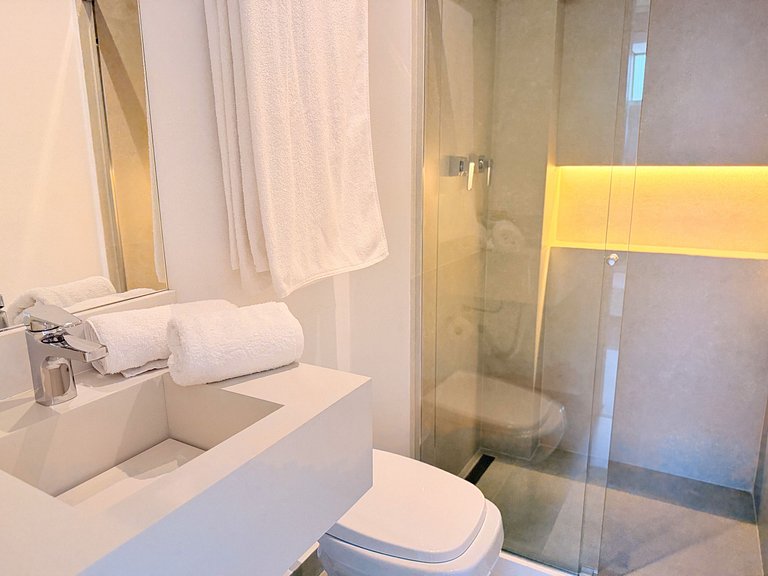 NOVO - Apê quadrilátero 350m praia - 5minutos a pé