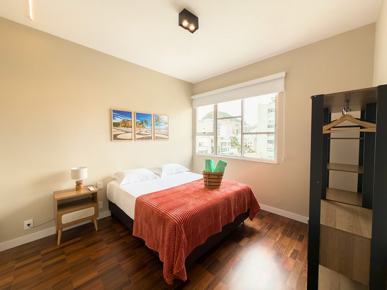 NOVO - Apê quadrilátero 350m praia - 5minutos a pé