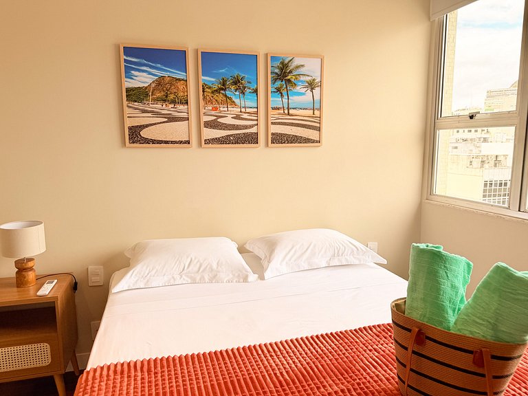 NOVO - Apê quadrilátero 350m praia - 5minutos a pé