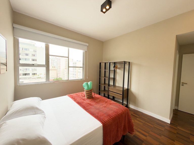 NOVO - Apê quadrilátero 350m praia - 5minutos a pé