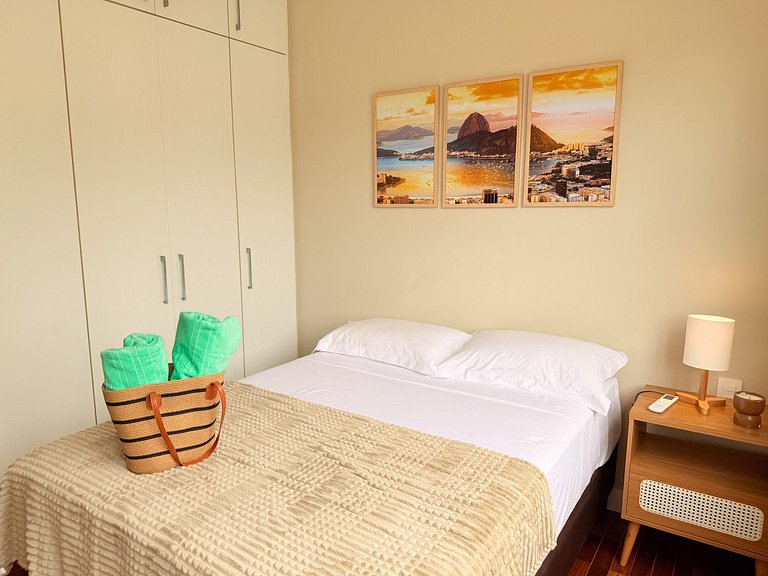 NOVO - Apê quadrilátero 350m praia - 5minutos a pé