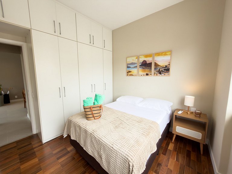 NOVO - Apê quadrilátero 350m praia - 5minutos a pé