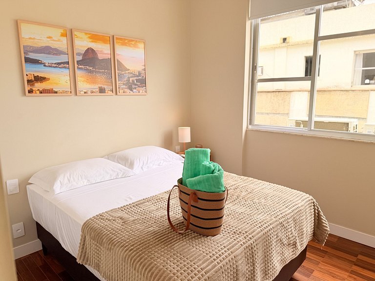 NOVO - Apê quadrilátero 350m praia - 5minutos a pé